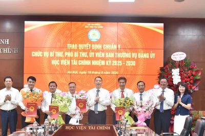 Học viện Tài chính có thêm một Phó Giám đốc mới
