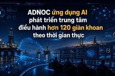 [Infographic] ADNOC ứng dụng AI phát triển trung tâm điều hành hơn 120 giàn khoan theo thời gian thực