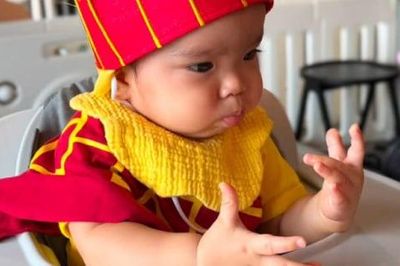 Ngô Thanh Vân tạo hình hài hước cho con gái
