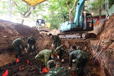 TP Hồ Chí Minh: Phát hiện thêm 24 hài cốt liệt sĩ tại Công viên Lê Thị Riêng