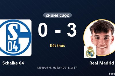 Thắng đậm Schalke 04 0-3, Real Madrid gieo sầu cho đội chủ nhà tại Veltins-Arena