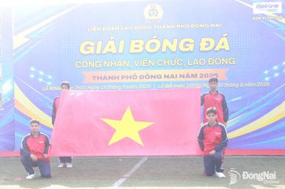 Khai mạc vòng chung kết Giải Bóng đá công nhân, viên chức, lao động thành phố Đồng Nai năm 2026
