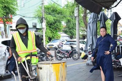 Phường Quy Nhơn kẻ vạch dành riêng không gian cho người đi bộ