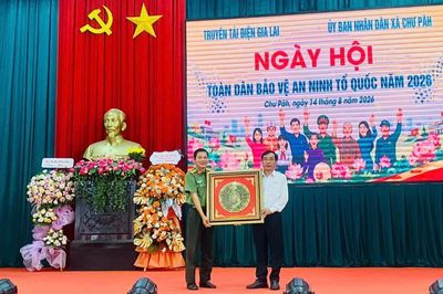 Truyền tải điện Gia Lai tổ chức điểm Ngày hội Toàn dân bảo vệ an ninh Tổ quốc