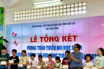 Thiếu nhi vui hè, thỏa sức khám phá tại Thư viện tỉnh Gia Lai