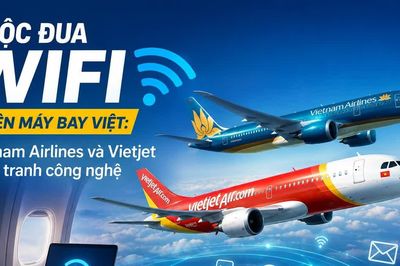 Cuộc đua Wifi trên máy bay Việt: Vietnam Airlines và Vietjet cạnh tranh công nghệ