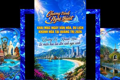 20 giờ 10 phút ngày 16-8: Tiếp sóng trực tiếp Lễ khai mạc Ngày hội Văn hóa, Du lịch Khánh Hòa tại Quảng Trị 2026 trên KTV và KTV1