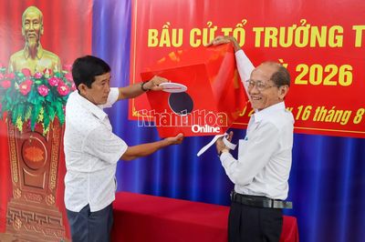 Phường Bảo An tổ chức bầu cử tổ trưởng tổ dân phố