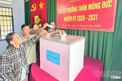 Xã Phước Hữu tổ chức bầu cử trưởng thôn nhiệm kỳ 2026 - 2031