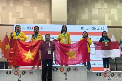 Kỳ thủ trẻ Lào Cai Phạm Như Ý giành 4 Huy chương Vàng tại Giải vô địch Cờ vua ASEAN+