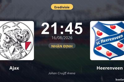 Nhận định Ajax vs Heerenveen: đội hình dự kiến