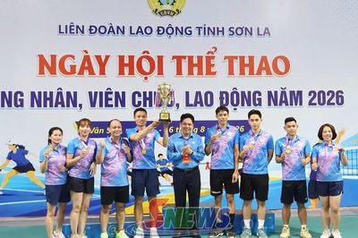 Bế mạc Ngày hội thể thao công nhân, viên chức, lao động năm 2026