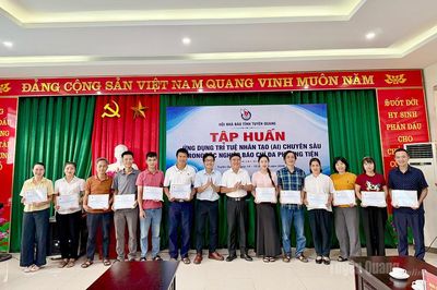 Bế mạc lớp tập huấn ứng dụng trí tuệ nhân tạo trong tác nghiệp báo chí đa phương tiện