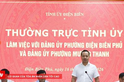 Tỉnh ủy Điện Biên thúc đẩy phát triển hai phường trung tâm