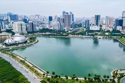 Công viên An Hòa: Không gian xanh giữa lòng Cầu Giấy