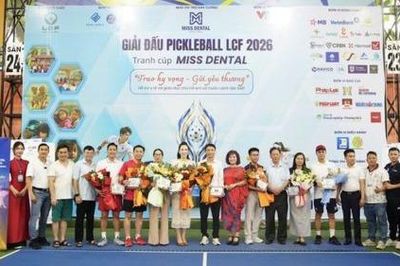 Giải Pickleball gây quỹ LCF sẻ chia cộng đồng