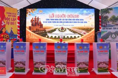 Sẵn sàng cho Lễ khởi công nâng cấp Công viên Hồng Bàng
