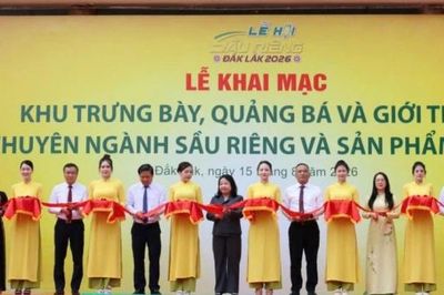 Lễ hội Sầu riêng Đắk Lắk quy tụ gần 400 gian hàng của các doanh nghiệp trong nước và quốc tế