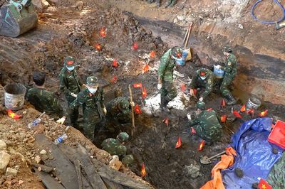 Thêm 24 hài cốt liệt sĩ được tìm thấy tại Công viên Lê Thị Riêng