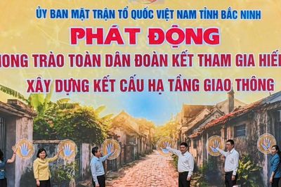 Bắc Ninh phát động phong trào 'Toàn dân đoàn kết tham gia hiến đất xây dựng kết cấu hạ tầng giao thông'