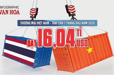 Thương mại Việt Nam - Thái Lan đạt 16,04 tỉ USD, nhập siêu gần 3 tỉ USD