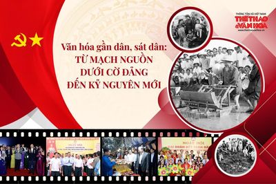 Văn hóa gần dân, sát dân: Từ mạch nguồn dưới cờ Đảng đến kỷ nguyên mới