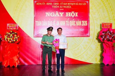 Xã Đại Lộc củng cố vững chắc thế trận an ninh nhân dân