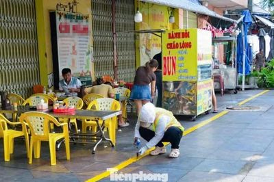 Quy Nhơn kẻ vạch, trả lại vỉa hè cho người đi bộ