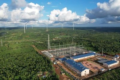 Dự án điện gió vốn FDI lớn nhất Đắk Lắk hòa lưới điện quốc gia