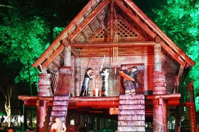Công nghệ 3D mapping tái hiện không gian văn hóa Ê Đê tại Đắk Lắk
