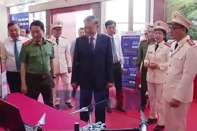 Tổng Bí thư, Chủ tịch nước thăm Học viện Kỹ thuật và Công nghệ an ninh