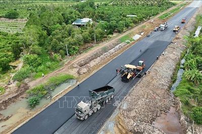 Cao tốc Cao Lãnh - An Hữu tăng tốc về đích cuối năm 2026