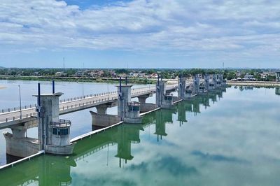 Ngắm sông Trà Khúc 'thay áo' khi đập dâng gần 1.500 tỷ đồng tích nước