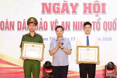 Phó Chủ tịch UBND tỉnh Đào Quang Khải dự Ngày hội toàn dân bảo vệ an ninh Tổ quốc xã Tam Tiến
