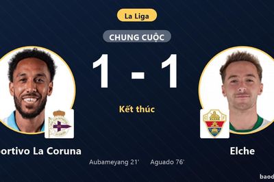 Deportivo La Coruna chia điểm tiếc nuối với Elche trong ngày ra quân La Liga