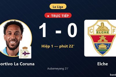 TRỰC TIẾPTrực tiếp Deportivo La Coruna vs Elche: Deportivo La Coruna mở tỷ số