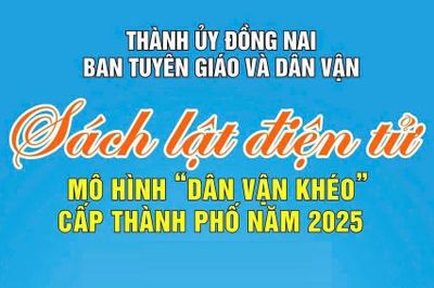 Đẩy mạnh tuyên truyền Sách lật điện tử về mô hình Dân vận khéo cấp thành phố
