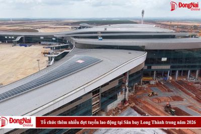 [Video] Tổ chức thêm nhiều đợt tuyển lao động tại Sân bay Long Thành trong năm 2026
