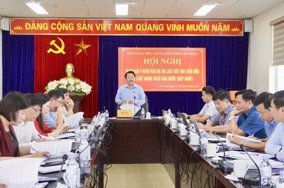 Đoàn đại biểu Quốc hội tỉnh lấy ý kiến tham gia vào một số dự án luật