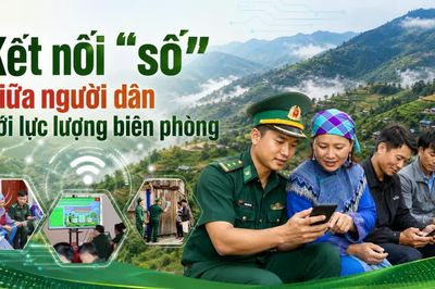 Kết nối “số” giữa người dân với lực lượng biên phòng