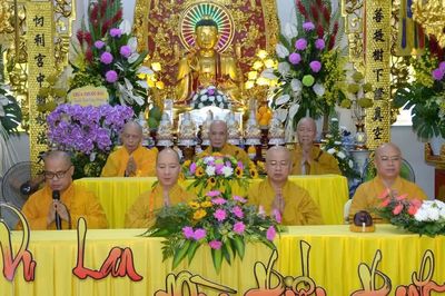 Trường hạ chùa Phước Hòa (TP.HCM) tổ chức Lễ Vu lan - Báo hiếu và dâng y cúng dường