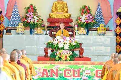 Thanh Hóa: Hòa thượng Thích Bảo Nghiêm sách tấn hành giả an cư tại hạ trường chùa Bảo Nam