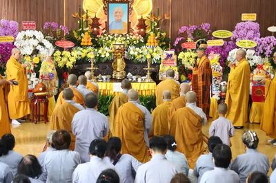 Chùa Ưu Đàm tưởng niệm Tiểu tường Ni trưởng Thích nữ Tịnh Giới - Chứng minh Phân ban Ni giới GHPGVN TP.HCM