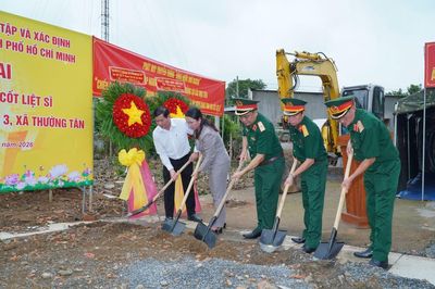 TP.HCM: Triển khai tìm kiếm hài cốt liệt sĩ tại khu mộ tập thể ở Thường Tân