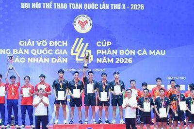Bóng bàn Hà Nội giành 1 Huy chương vàng ở Đại hội Thể thao toàn quốc - 2026