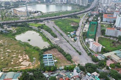 Hiện trạng đường nối ra Phạm Hùng hơn 9 năm vẫn dang dở