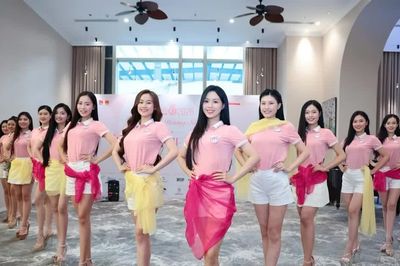 Thí sinh Hoa hậu Việt Nam 2026 rạng rỡ trong buổi tập kỹ năng trình diễn bikini