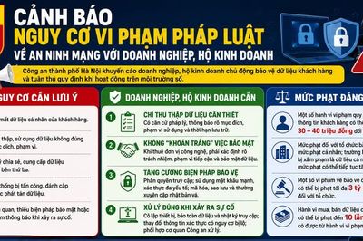 Doanh nghiệp, hộ kinh doanh đối mặt nguy cơ bị phạt nếu để lộ dữ liệu khách hàng