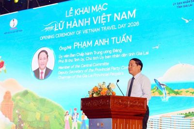 Chủ tịch tỉnh Gia Lai cảm ơn các đơn vị đồng hành cùng Ngày Lữ hành 2026