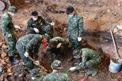 Quy tập thêm nhiều hài cốt liệt sĩ tại khu A, Công viên Lê Thị Riêng
